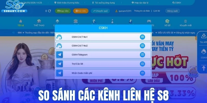 Đánh giá chi tiết các kênh liên hệ S8 từ tốc độ đến trải nghiệm